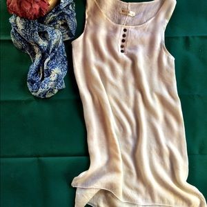 ☘️White Semi-sheer White Tunic/Dress